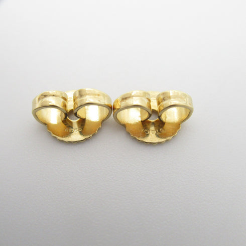 TIFFANY&CO Black Onyx Circle Earrings 18K Yellow Gold