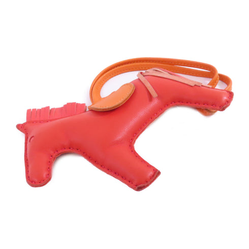 HERMES Redeo MM Charm Swift Leather Orange