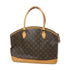 LOUIS VUITTON LV GHW Lockit Horizontal Handbag M40104 Monogram Brown