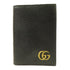 GUCCI GG GHW Card Case 428737 Calfskin Leather Black