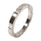 CARTIER Maillon Panthere Wedding Ring 18K White Gold Cartier#52 US#6
