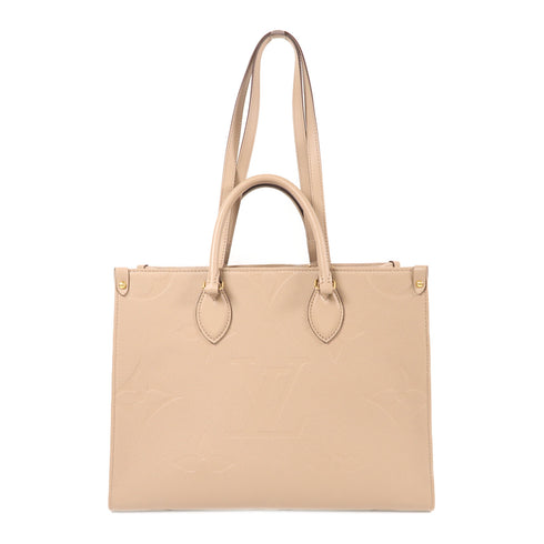 LOUIS VUITTON LV GHW OnTheGo MM 2 Way Shoulder Bag M45607 Monogram Empreinte