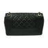CHANEL Quilted CC SHW Mademoiselle Chain Shoulder Bag Calfskin Leather Black