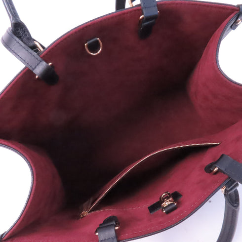 LOUIS VUITTON LV GHW On The Go 2 Way Bag M45495 Monogram Empreinte Black