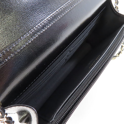 CHANEL Quilted CC GHW Chanel 31 Wallet On Chain Shoulder Bag AP2703 Calf Black