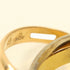 CARTIER Trinity Ring 18K Pink Gold/Yellow Gold/White Gold US#4 Cartier#48