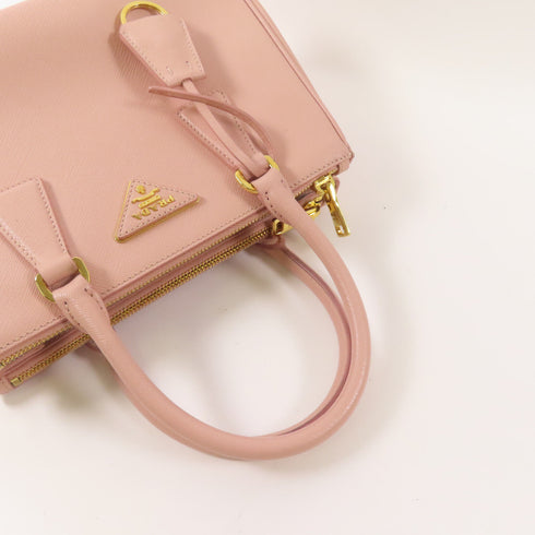 PRADA GHW 2 Way Bag Calfskin Leather