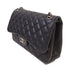 CHANEL Quilted SHW CC Classic Jumbo Chain Shoulder Bag Lambskin Leather Black