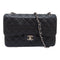 CHANEL Quilted CC GHW Chain Shoulder Bag Leather Black