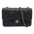 CHANEL Quilted CC GHW Chain Shoulder Bag Leather Black