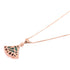 BVLGARI Divas's Dream Necklace PZMW44 18K Rose Gold Diamond Malachite