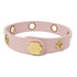 Salvatore Ferragamo Bracelet Metal/Leather Pink