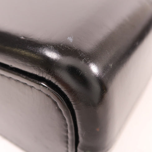 CHANEL CC Gabrielle Large Chain Shoulder Bag Calfskin Leather Black