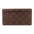 LOUIS VUITTON LV GHW Portefeuille Jeanne Long Wallet M62203 Monogram Brown
