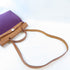 HERMES PHW Herbag Cabas PM 2 Way Shoulder Hand Bag Canvas Purple