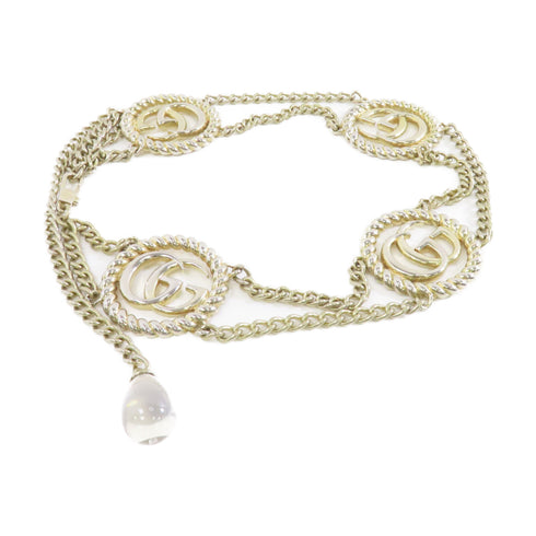 GUCCI GG Chain Belt Metal Gold Color