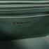 CHANEL Quilted CC GHW Mini Classic 17 Chain Shoulder Bag Lambskin Leather Green