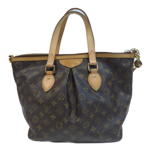 LOUIS VUITTON LV GHW Palerma PM 2Way Shoulder Hand Bag Monogram M40145 Brown