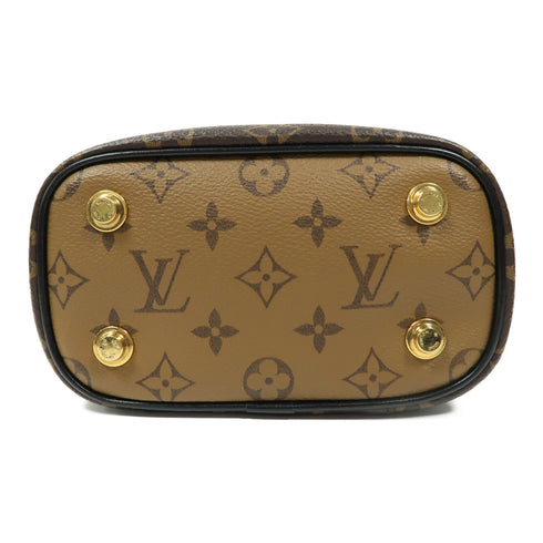 LOUIS VUITTON LV GHW Vanity 2 Way Bag Handbag M45165 Monogram Reverse Brown