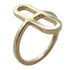 HERMES Ever Chain D'ancre Ring 18K Yellow Gold US#6