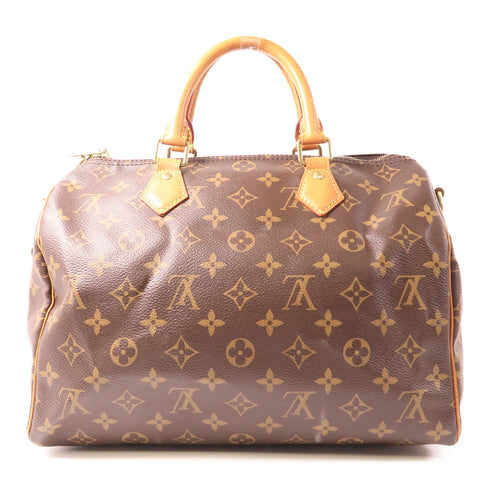 LOUIS VUITTON LV Speedy Bandoulière 30 Shoulder Hand Bag M41112 Monogram Brown