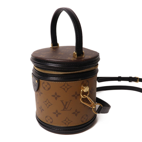 LOUIS VUITTON LV GHW Cannes 2Way Shoulder Bag Monogram Reverse M43986 Brown