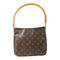 LOUIS VUITTON LV GHW Looping Shoulder Bag M51146 Monogram Brown