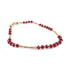 JEWELRY Red Stone Bracelet 18K Yellow Gold