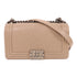 CHANEL CC SHW Boy 25 Chain Shoulder Bag Leather Beige