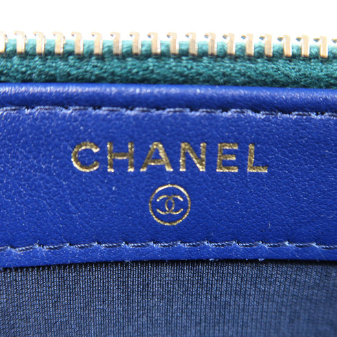 CHANEL Quilted CC GHW Chain Shoulder Bag AP0248 Canvas Green