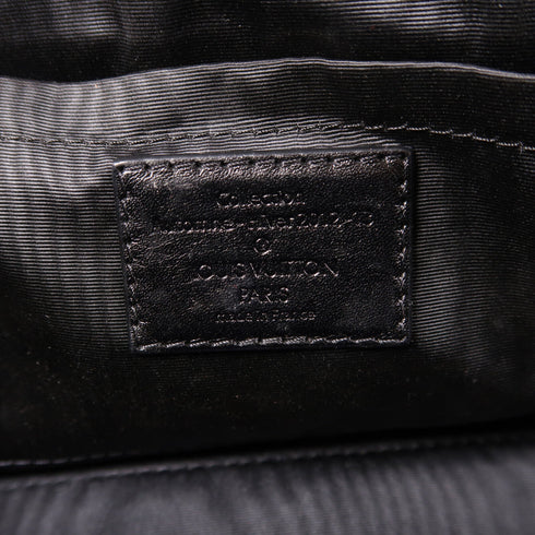 LOUIS VUITTON LV SHW Leopard Baby Hand Bag Flocking Beige/Black