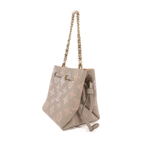 LOUIS VUITTON LV GHW Pico Bella 2 Way Shoulder Bag M82731 Monogram Mahina Grey