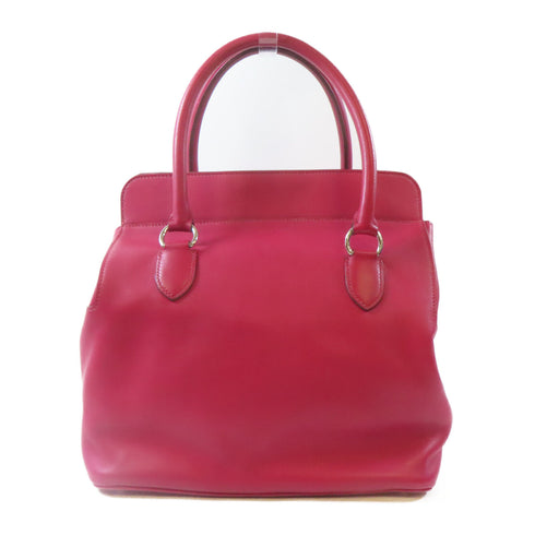 HERMES PHW Toolbox 26 2 Way Shoulder Handbag Veau Swift Leather Rubis Red