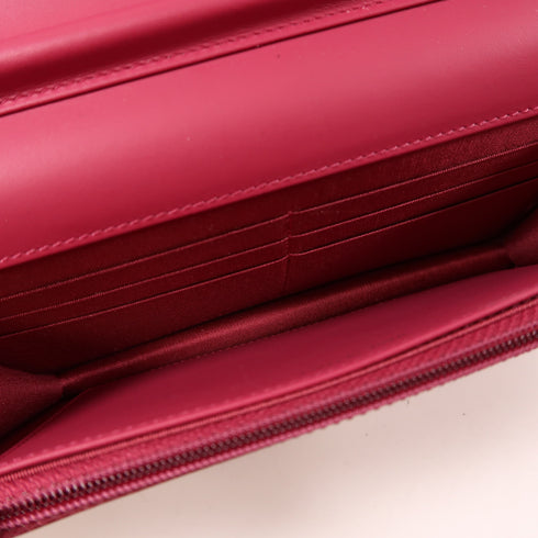 CHANEL CC SHW Wallet On Chain Shoulder Bag Patent Leather Pink