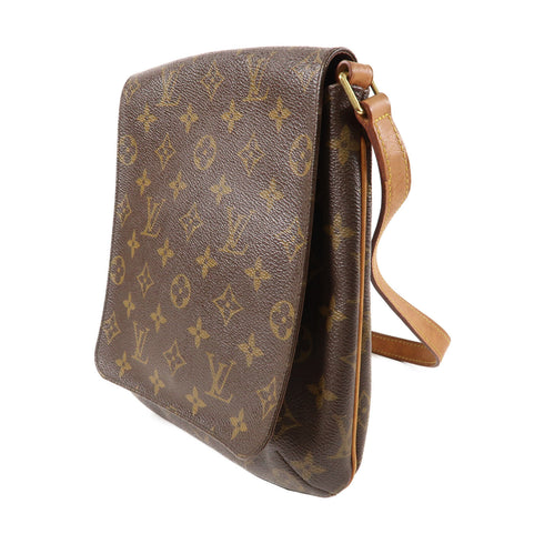 LOUIS VUITTON LV GHW Musette Salsa Short Shoulder Bag M51258 Monogram Brown v1