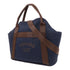 HERMES PHW The Grooming Tote Bag Canvas Blue