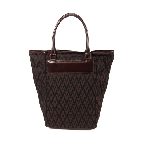 Valentino SHW Tote Bag Canvas Brown