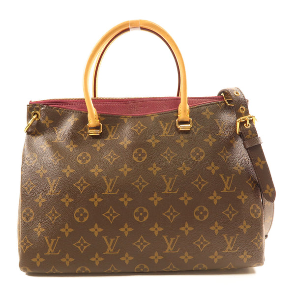 LOUIS VUITTON LV GHW Palas MM Shoulder Bag M41064 Monogram Brown