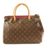 LOUIS VUITTON LV GHW Palas MM Shoulder Bag M41064 Monogram Brown