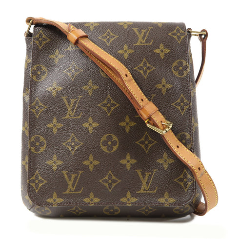 LOUIS VUITTON LV GHW Musette Salsa Shoulder Bag M51387 Monogram Brown v11