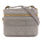 Christian Dior CD GHW Travel Vanity Case 2 Way Bag Lambskin Leather Grey