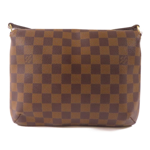 LOUIS VUITTON LV GHW Musette Tango Shoulder Crossbody Bag Damier Brown