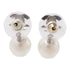 CHANEL CC Earrings Accessories A23 Metal PVC Silver White