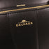 Delvaux GHW Brillant MM 2 Way Shoulder Bag Calfskin Leather Black