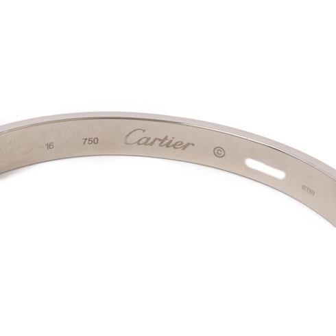 CARTIER Love Bangle 18K White Gold Cartier#16