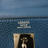 HERMES PHW Kelly 32 2 Way Shoulder Bag Handbag Togo Leather Cobalt