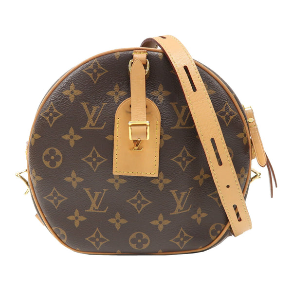 LOUIS VUITTON LV GHW Boite Chapeau Souple MM Shoulder Bag M45647 Monogram Brown v3