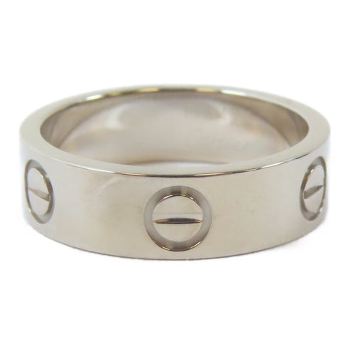 CARTIER Love Ring B4084700 18K White Gold Cartier#53 US#6.25
