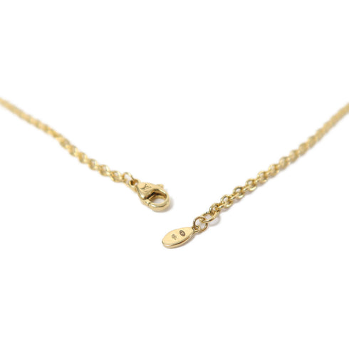 LOUIS VUITTON LV Les Gastons Vuitton Designer Pendant Q03063 PVD Titanium/K18