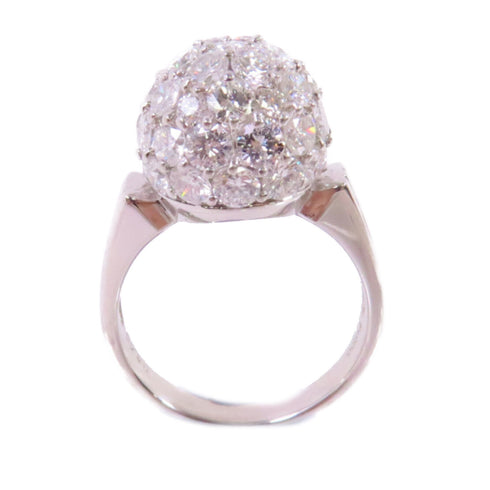 FINE JEWELRY 3.50ct Diamond Ring US#6 PT900 Platinum